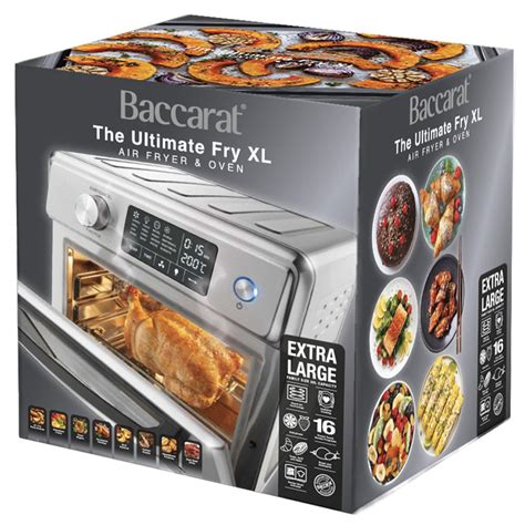 baccarat the ultimate fry xl|Baccarat The Ultimate Fry XL Air Fryer & Oven Size .